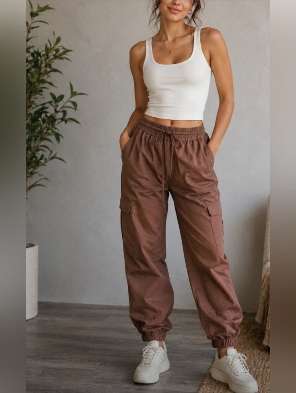 Women's Old Navy High-Waisted StretchTech Cargo Joggers